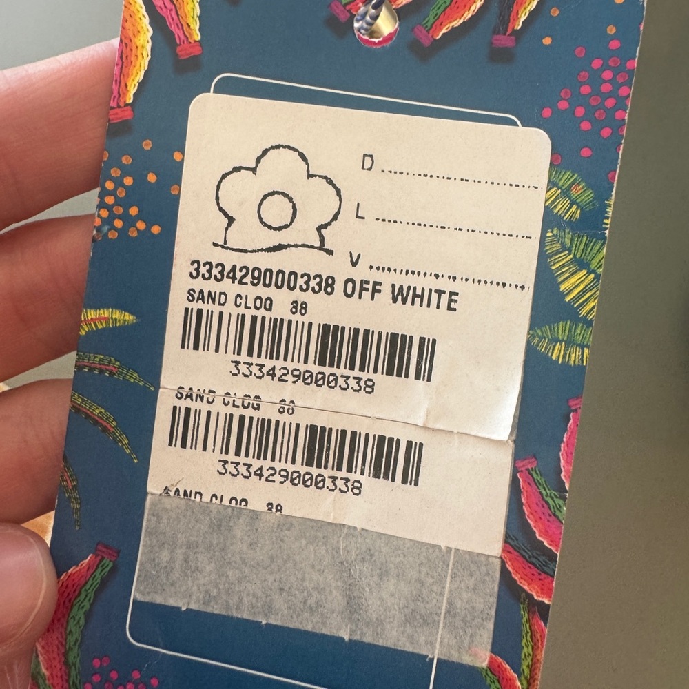 FARM Rio Off White Sand Platform Clog - Picture 9 of 9